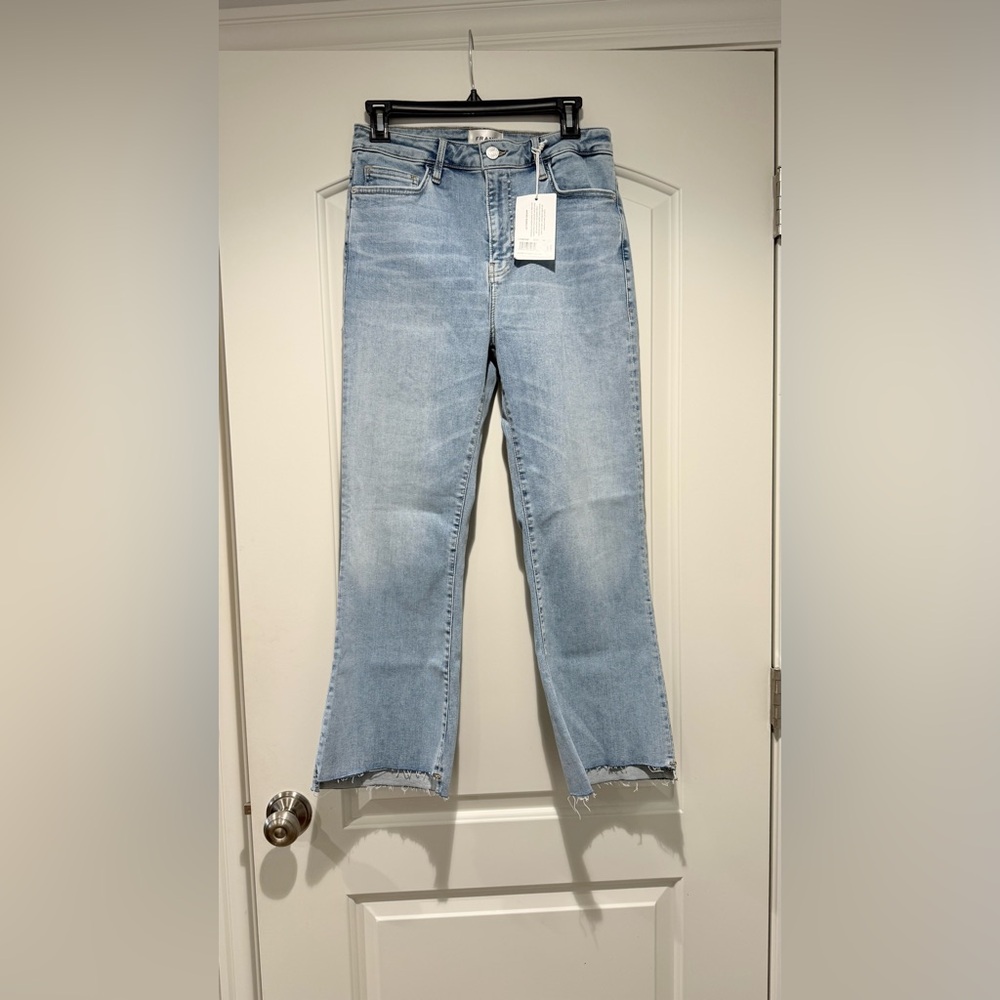NWT - Frame Denim Women's Light Blue Boot-Cut Jeans